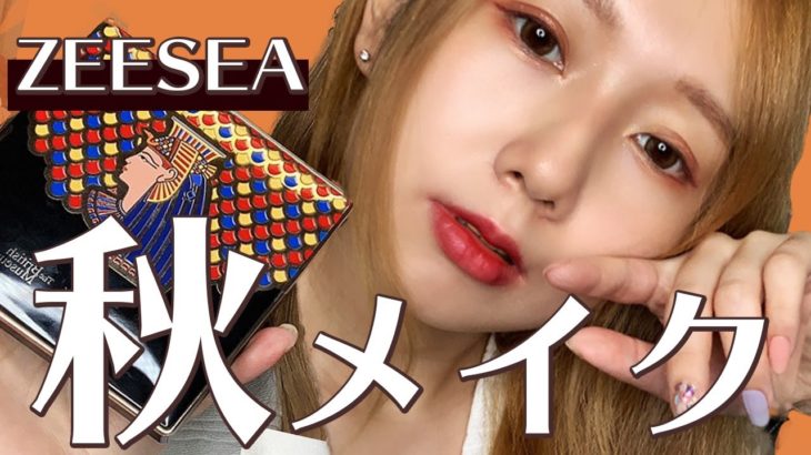 【秋メイク】秋のZEESEA（ズーシー）祭り💛テラコッタ・ブラウンメイクは楽しすぎる【中国コスメ】