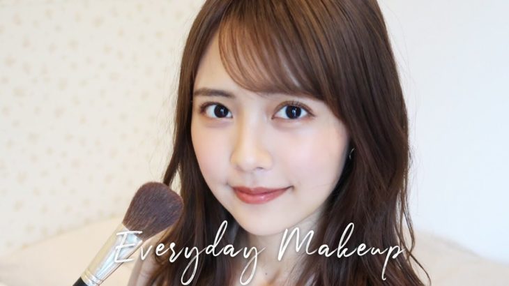 【毎日メイク】ツヤ肌重視、夏のテラコッタ風メイクを紹介します🍊