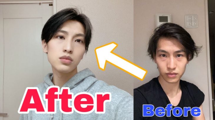 【メンズメイク】ナチュラルメイク始めました！ベースメイクとアイシャドー