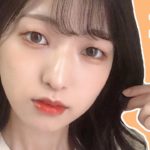 【一重】ナチュラルなオレンジメイク🍊💛黒髪に合う！簡単♡イエベもブルベも！