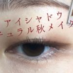 ラメ無し！ナチュラル秋メイク【プチプラ】【一重メイク・奥二重メイク】