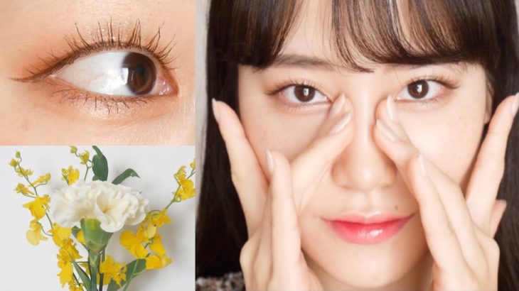 【奥二重メイク】奥二重の清楚系メイクアップにチャレンジ🌼🤍【ナチュラルメイク】