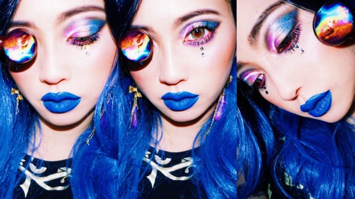 【5分メイク？】ナチュラル→宇宙メイク！！