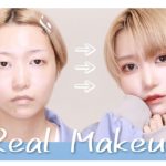 【雑談メイク】二重を描いたらめっちゃ盛れた。【アイプチなし/一重メイク】