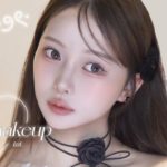 多幸感⟡.·ナチュラルコーラルメイク🍑♡