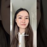 This transition #makeup #makeuptransition #transition #5minmakeup #naturalglam #everydaymakeup