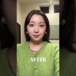 ナチュラルだけど盛れる！韓国風メイク💄🇰🇷#韓国メイク #韓国コスメ #イエベ春 #ブルベ夏 #メイク動画 #変身メイク #パーソナルカラー診断 #名古屋