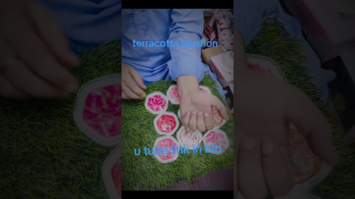 Terracotta blushon waoo #makeup #kahsees#glamupbeautyandtips