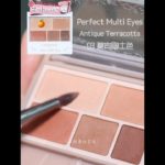 【レトロ可愛い秋顔🍊】キャンメイク03で全顔アンティークメイク完成✨パーフェクトマルチアイズ[03]アンティークテラコッタ｜CANMAKE03 for Warm Retro Look!#shorts