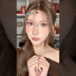 【380万再生🔥】本当におとこ？大反響の茶髪ロング女装メイク🤎