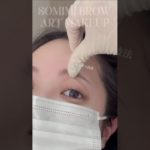 ナチュラルなエンボス技法🍃 #somimibrow #眉毛アート #アートメイク #韓国 #美容 #渡韓 #eyebrows #눈썹문신