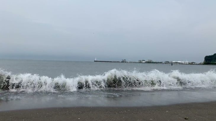 片瀬東浜（江ノ島）の波3分間マインドルフネス用