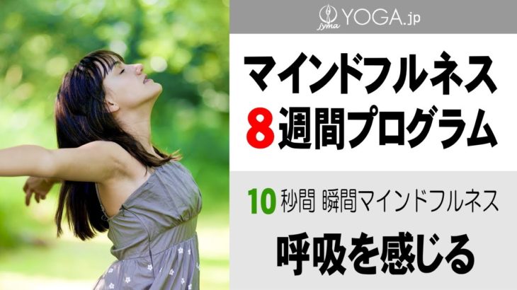 マインドフルネス8週間プログラム【1週目】10秒間 呼吸を感じてみる