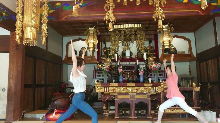 お寺ヨガ＠宝積寺　2021/7/25  Suzuko