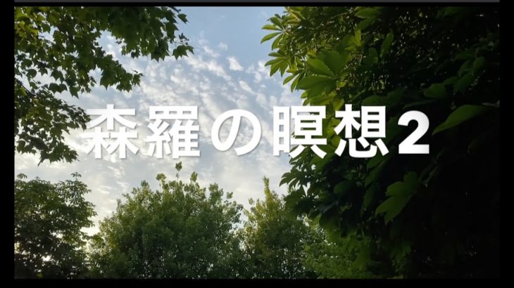 ＜森羅の瞑想2＞ piano & 映像 (90/9/21釧路)　#癒しのピアノ #瞑想音楽 #ウォンウィンツァン #環境音楽 #リラクゼーション #ヒーリングミュージック