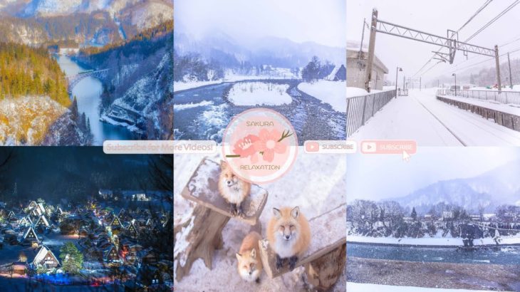 Japanese Snow Relaxation Trailer EP88 | Relaxing Music • 美しいリラックスミュージック • ヨガ瞑想リラクゼーション • 美しい音色 ピアノ