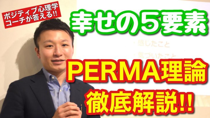 【ポジティブ心理学】PERMA理論を解説してみた【ウェルビーイング】