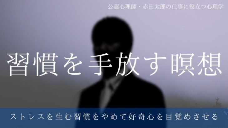 習慣を手放すーストレス習慣をやめて好奇心を高めるマインドフルネス瞑想