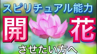 スピリチュアル能力を開花させたいと願っている方に、届いてくれてありがとう