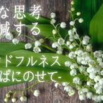 【不快な思考軽減】不快な思考を手放す、マインドフルネス瞑想、ストレス解消