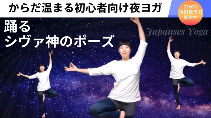 からだ温まる初心者さん向け夜ヨガ