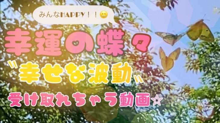 幸運の前兆✨サイン✨幸せの波動　スピリチュアル　実録！！