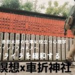 【マインドフルネス】焦りとイライラを緩和する歩く瞑想　×　車折神社　walk meditation × Kurumazaki Shrine(japan)