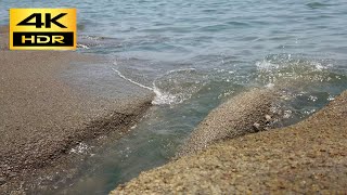 【波音癒し動画】沙美海水浴場　（睡眠導入用BGM）４K