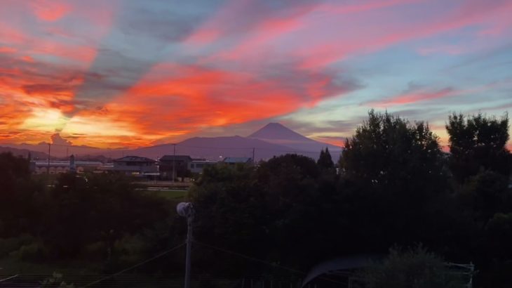 #夕焼けの富士山#スピリチュアルな夕焼け