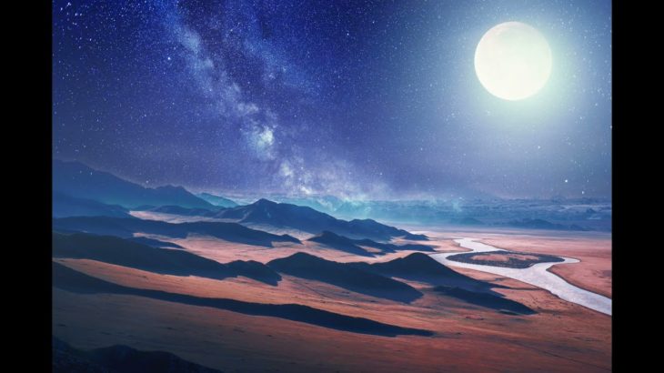 【瞑想用】太陽と紫の癒し10分間