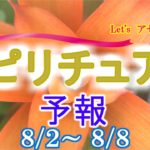 エネルギーに敏感な人のための週間スピリチュアルエネルギー予報8/2(月)～8/8(日)