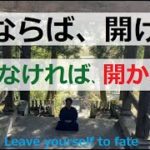 流れに身を任せる【やり方】スピリチュアル編「道ならば開ける」運命に抗うな！