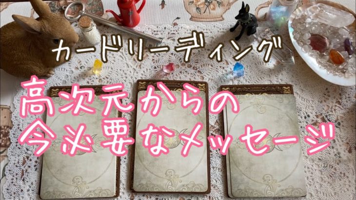 あなたに今必要な高次元からのメッセージ＊スピリチュアルカードリーディング