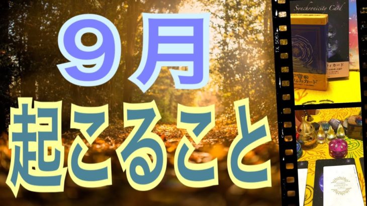 【マンスリーリーディング】９月に起こるスピリチュアルなこと🌈マジで当たる😳オラクルカードリーディング✨スピリチュアルカードリーディング✨占い✨３択✨