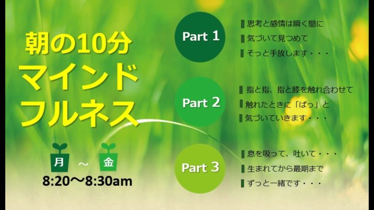 10分間気づきのマインドフルネス（練習用）