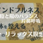 【マインドフルネス瞑想】15分瞑想　陰と陽のバランスを取る　片鼻呼吸(4-8-8呼吸)　リラックス瞑想　感謝の瞑想  ♯4