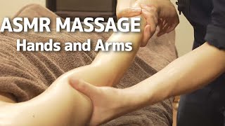 【ASMRマッサージ】世界一のアロママッサージでスピリチュアルYoutuberの腕と手を癒すASMR Massage No talking