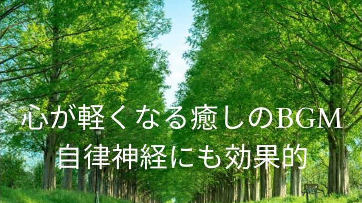 癒しの音楽　ヒーリングミュージック　瞑想用音楽　心が軽くなるBGM