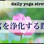 daily yoga #22【子宮を浄化する瞑想】すべての女性に。。