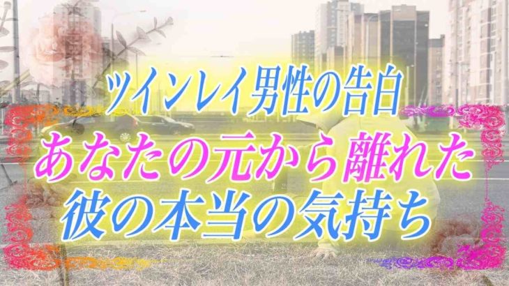 【スピリチュアル】なぜ彼は私から離れていったの？嫌いになった？気になるツインレイ男性の本音とは？