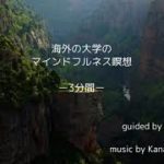 海外の大学のマインドフルネス瞑想