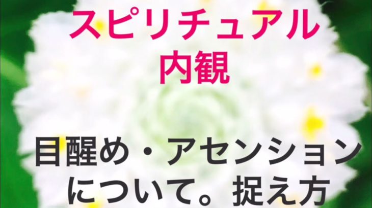 スピリチュアル　目醒めについて