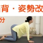 猫背改善ヨガストレッチ5分 | 巻き肩や背中・腰の張りを感じる方にも