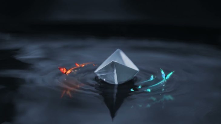 【リラックス音楽・睡眠用bgm・ 癒し 音楽】水の中でボコボコしながらソルフェジオ周波数と共に眠る…疲労回復、ストレス緩和の水中自然音で休息 | 紙の船と蝶 | Minan – 睡眠用bgm 疲労回復