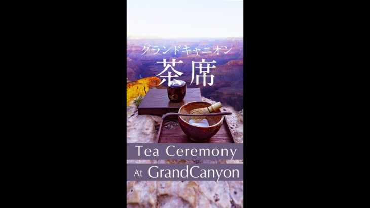 茶席[グランドキャニオン]  #shorts ＃茶道 #マインドフルネス