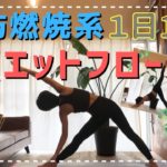 【脂肪燃焼系ダイエットフローヨガ】流れるようにポーズを繰り返し動き続けることで効率的に代謝をアップさせる