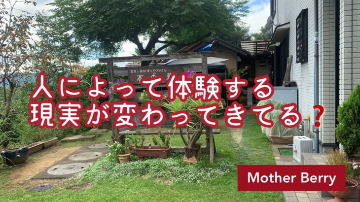 【スピリチュアル】人によって体験する現実が変わってきている❓