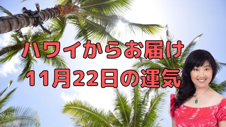 11月22日の運気／ハワイのスピリチュアルカウンセラーエリー