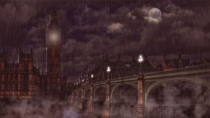 【ASMR。動画中広告なし】雨降るロンドンの夜景（瞑想 疲労回復 癒し リラックス ヒーリング）