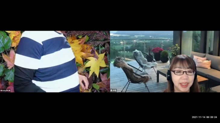 おはようございます！😊日本全国朝のマインドフルネス体操です！SDGs！いつもありがとう！（今日で連続562回の2021年11月14日）※毎朝6時40分～7時迄 どうぞ、ご参加下さい！